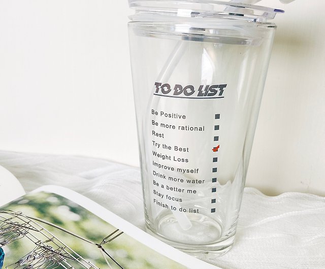 To Do List Glass Mug
