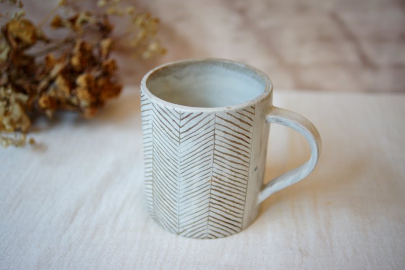 Handmade Love Infinite mug 300 ml - Cups - Pottery Blue