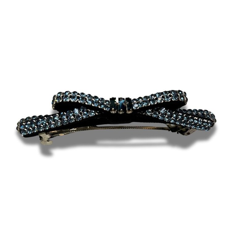 COMPLEX BIZ 彈簧夾系列 小鑽 蝴蝶結 - 髮夾/髮圈 - 水晶 多色