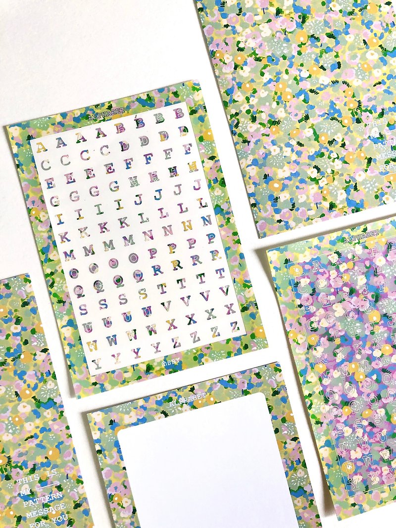 Rachel's Printed Alphabet Stickers | DIY Materials - Stickers - Paper Green