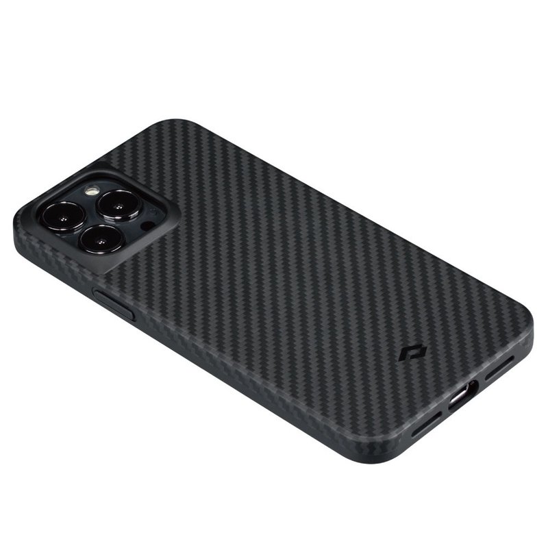 iPhone13 Mini MagEZ CasePro 航太纖維軍規磁吸手機殼 - 手機殼/手機套 - 其他人造纖維 黑色