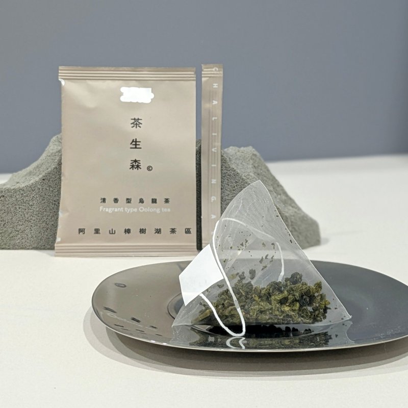 Alishan Zhangshu Lake fragrance type oolong tea raw leaf tea bag 15 pieces bare bag economy bag - Tea - Concentrate & Extracts 