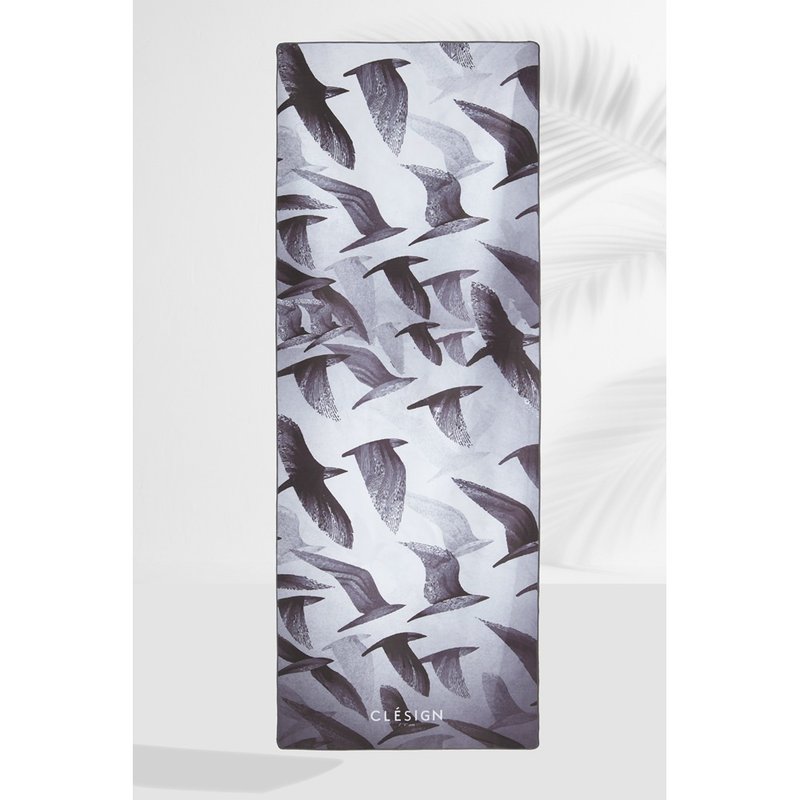 【Clesign】OSE YOGA TOWEL 瑜珈舖巾 - D10 Free Bird - 瑜珈墊 - 聚酯纖維 多色