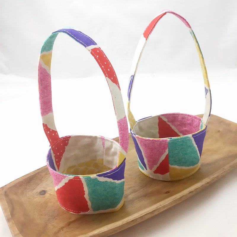 Colorful drink cup + bag - easy to environmental protection - Beverage Holders & Bags - Cotton & Hemp 