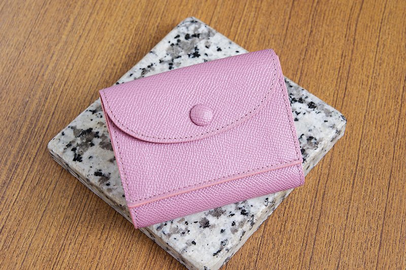 Tri-fold medium/short clip with coin pocket - Wallets - Genuine Leather 