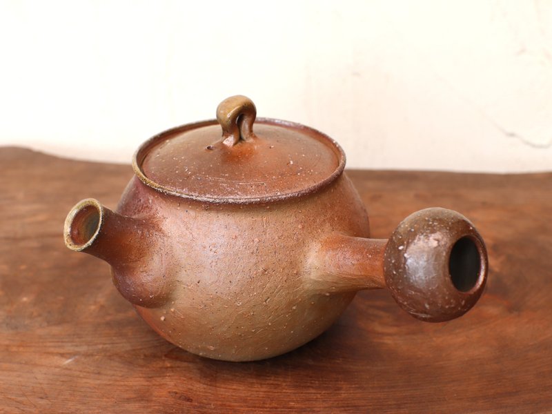 備前焼 急須・サンギリ　k1-094 - 茶壺/茶杯/茶具 - 陶 咖啡色