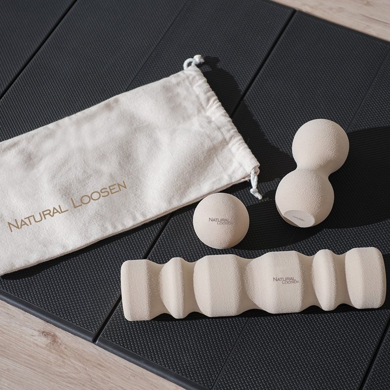 Natural Loosen massager peanut ball foam roller stick Shop
