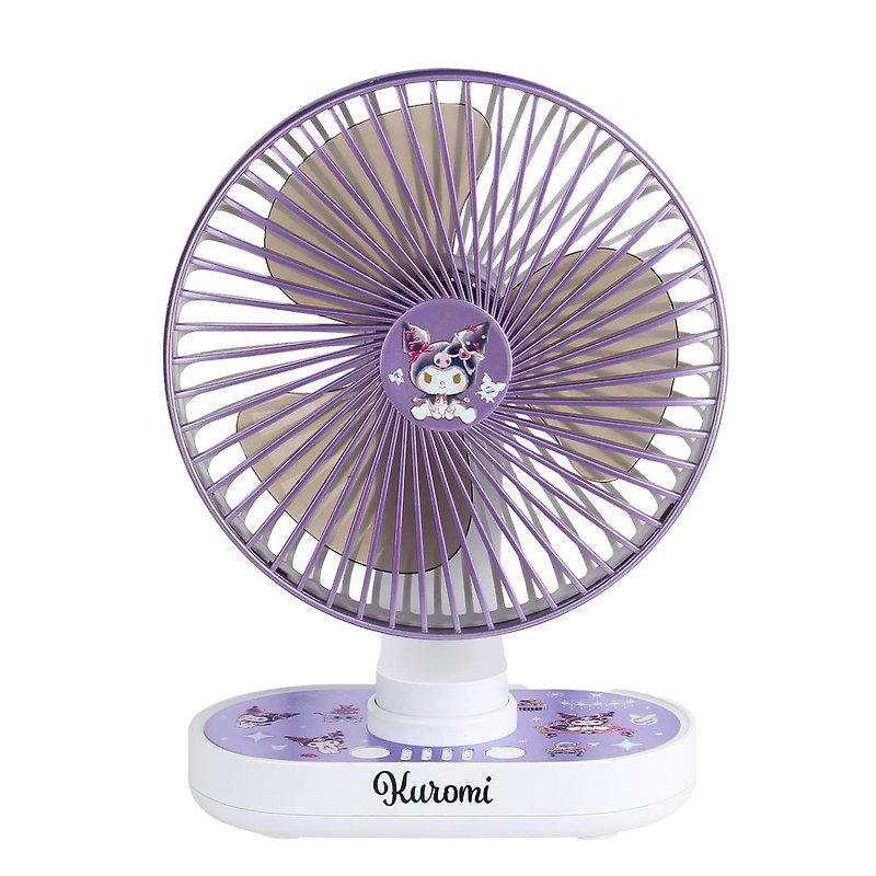 座枱風扇 - Kuromi - 電風扇 - 塑膠 紫色