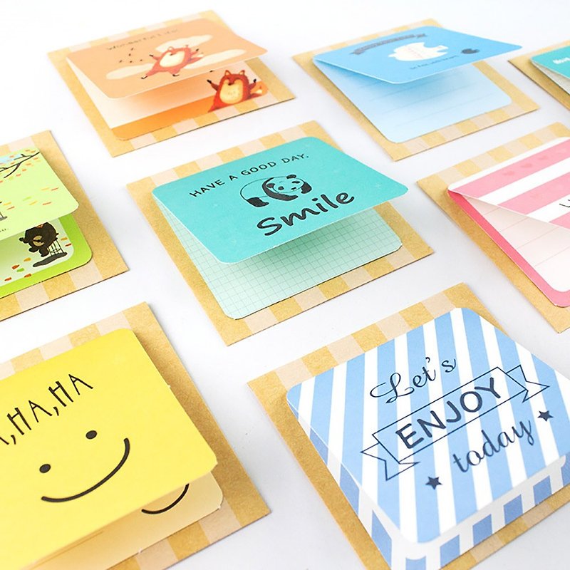 Universal card / modeling small card / greeting card / creative cute card (01-08) - การ์ด/โปสการ์ด - กระดาษ 