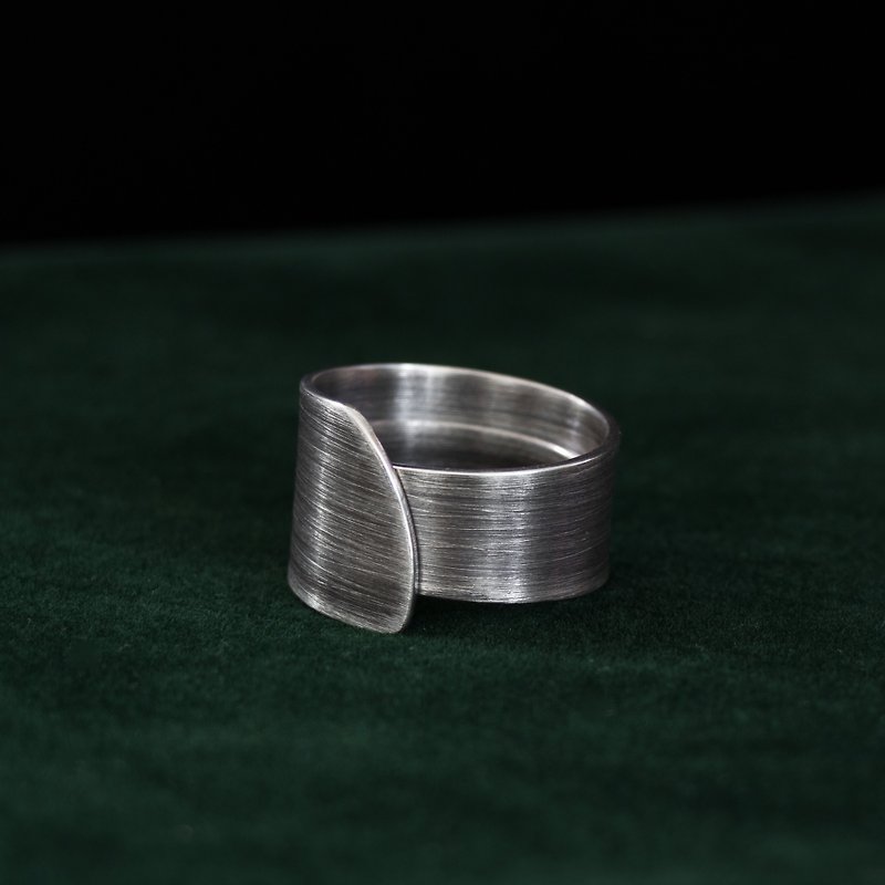 925 Silver Ring-Covering | Brushed Style - General Rings - Sterling Silver 