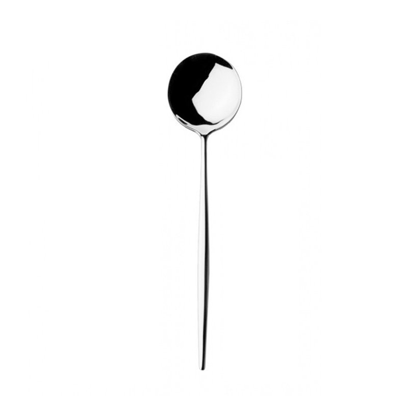 葡萄牙 Cutipol  MOON 亮銀 20.5CM 主餐匙 - 刀叉/湯匙/餐具組 - 不鏽鋼 銀色