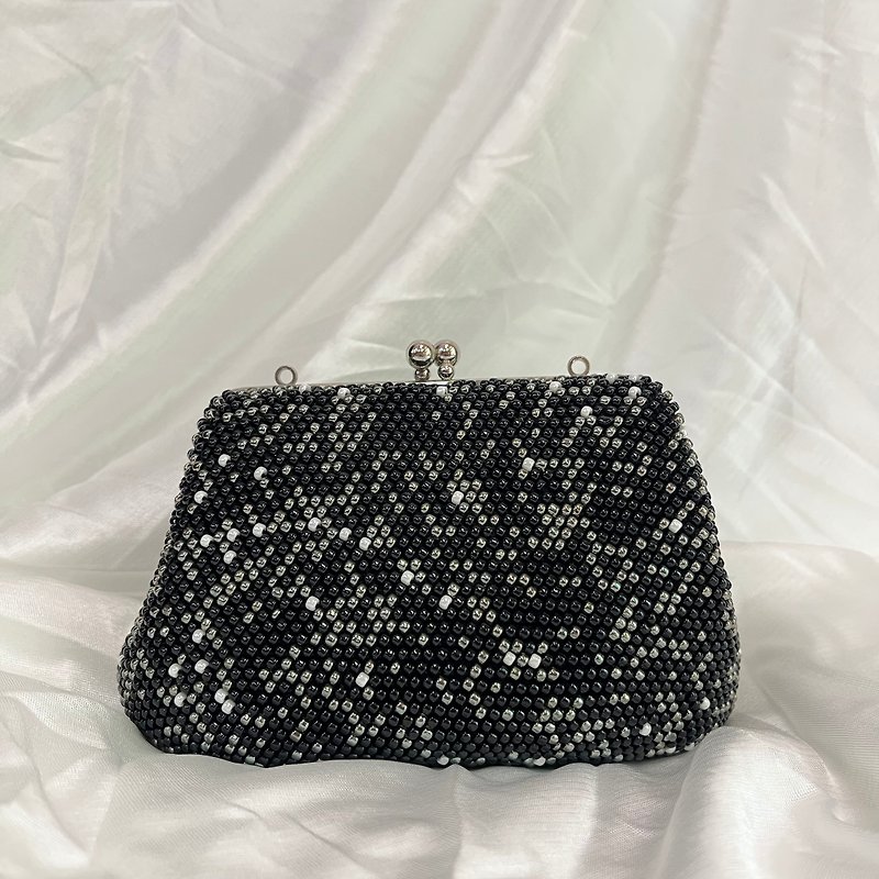 【Ani】Night starry sky bead bag - Wallets - Other Materials Multicolor