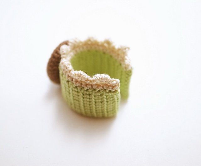Crochet Lace Jewelry (Lace Fantasia I-a) Fiber Jewelry, Statement Ring, Crochet Ring