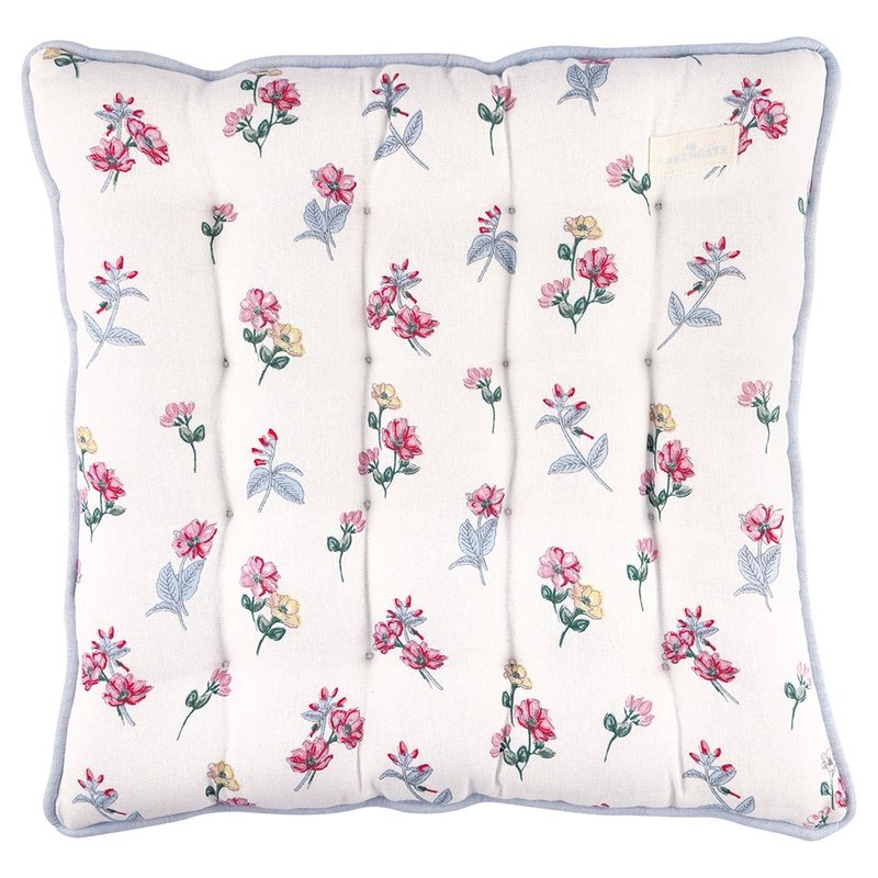 【新品】丹麥GreenGate Portia white 椅墊 40x40cm - 枕頭/抱枕 - 棉．麻 多色