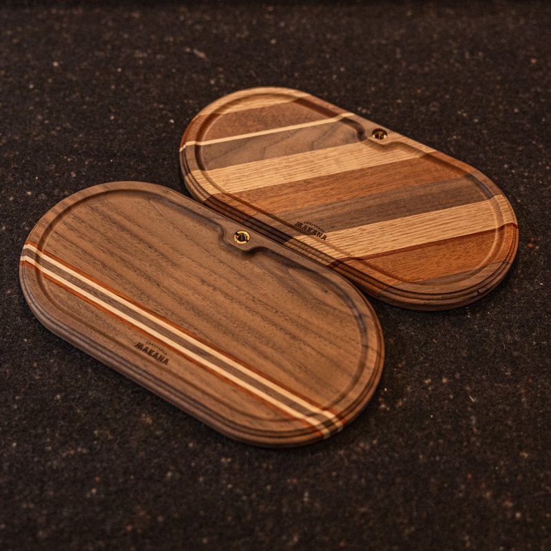 Makana 手工燈座置物盤-共兩款 - 露營用品 - 木頭 