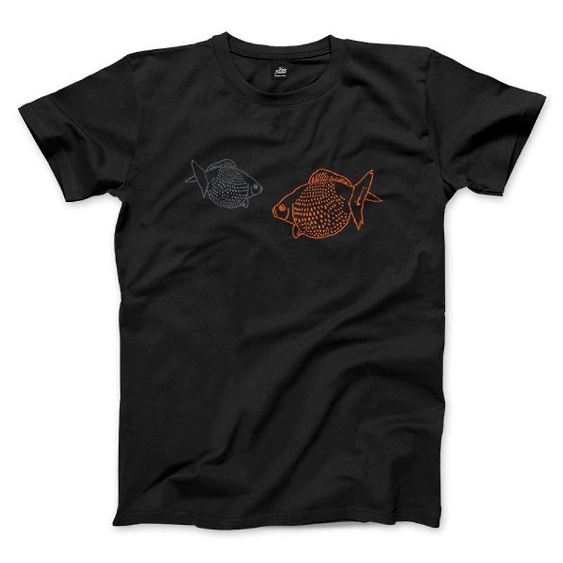 Seven Seconds Stranger-Black-Unisex T-shirt - เสื้อยืดผู้ชาย - ผ้าฝ้าย/ผ้าลินิน 