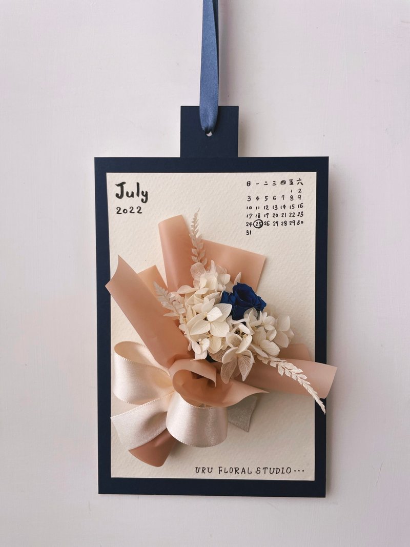 Dried Flowers Cards | Customized - Cards & Postcards - Other Materials Blue