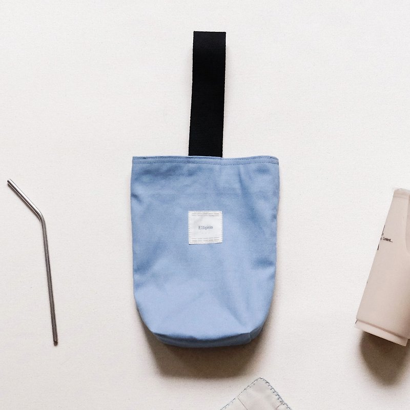 Canvas insulation and environmental protection beverage bag. - Beverage Holders & Bags - Cotton & Hemp Blue