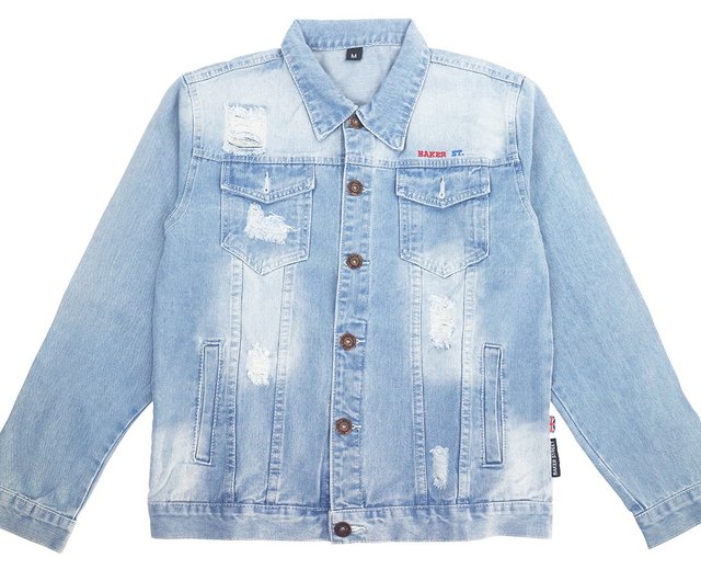 BKST Alpaca The Union Jack Denim Jacket