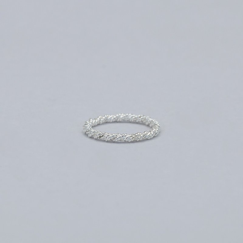 Silver dotted vine ring - General Rings - Silver Silver