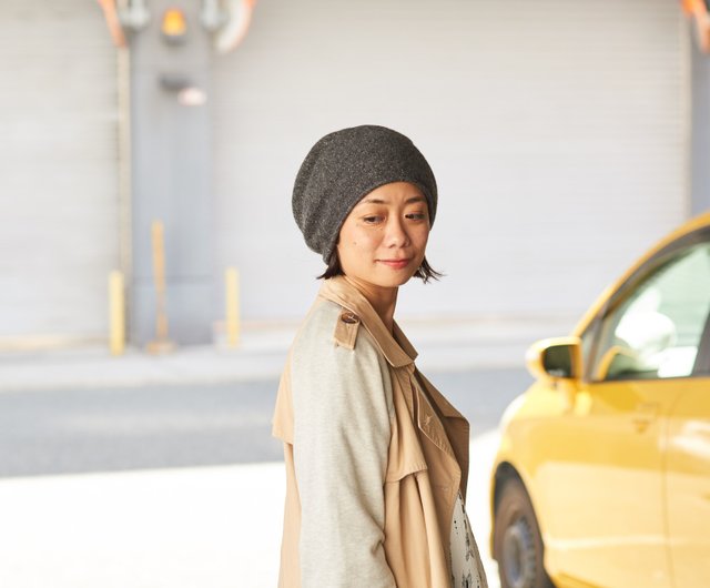 Made in Japan Wool & Silk Beanie for Autumn/Fall and Winter