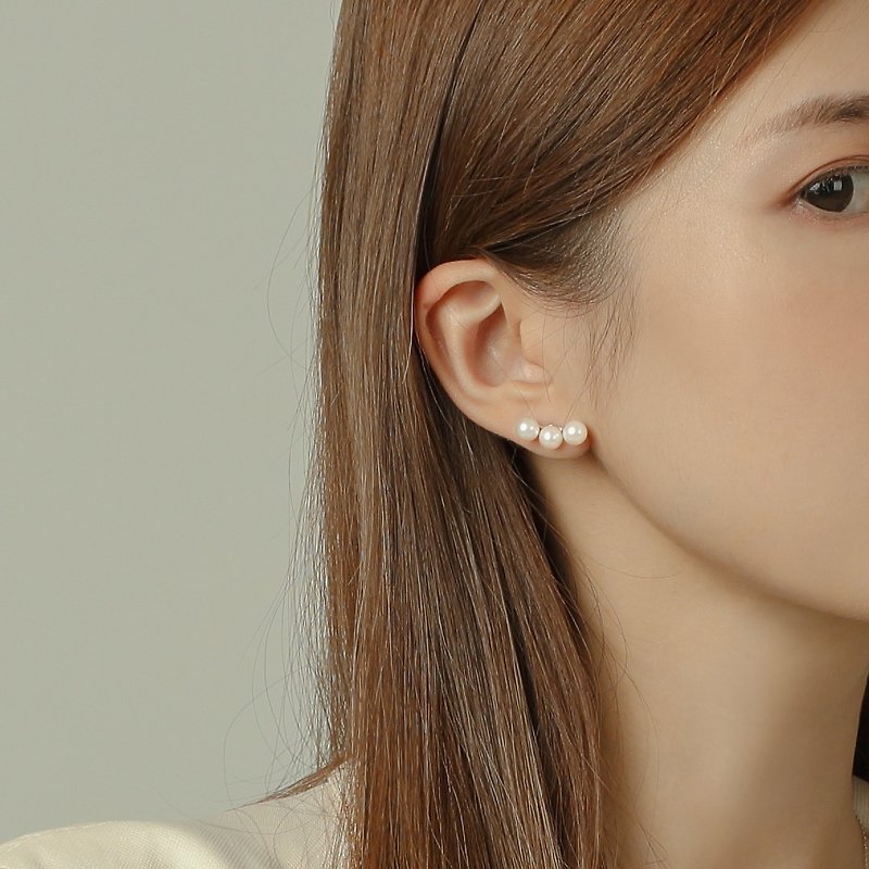 LAVANA pearl earrings - Earrings & Clip-ons - Sterling Silver Silver