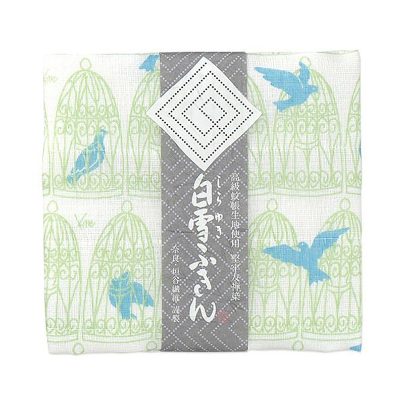 京友禪染萬用巾 / 藍鳥綠色 - 餐桌布/桌巾/餐墊 - 棉．麻 綠色
