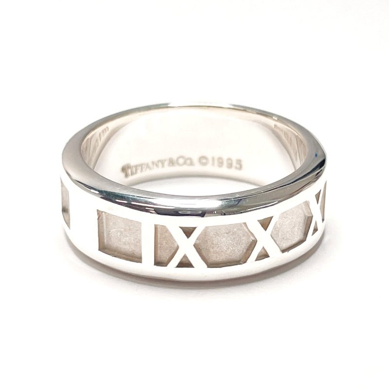 【日本直送 中古美品】13.5号 ティファニー TIFFANY&Co. リング・指輪 アトラス シルバー925 アクセサリー - 戒指 - 純銀 銀色