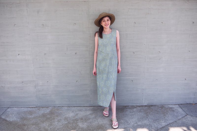 Aroa Streamline Longline Dress - One Piece Dresses - Polyester Green