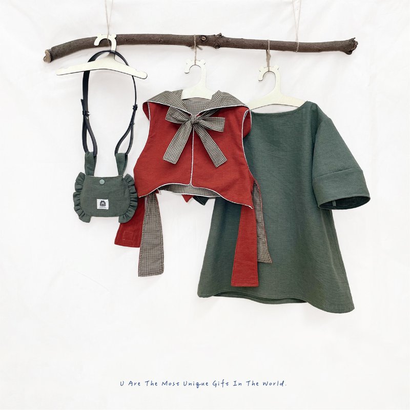 MiniUni 赤ずきんクリスマスセット - トップス・Tシャツ - コットン・麻 