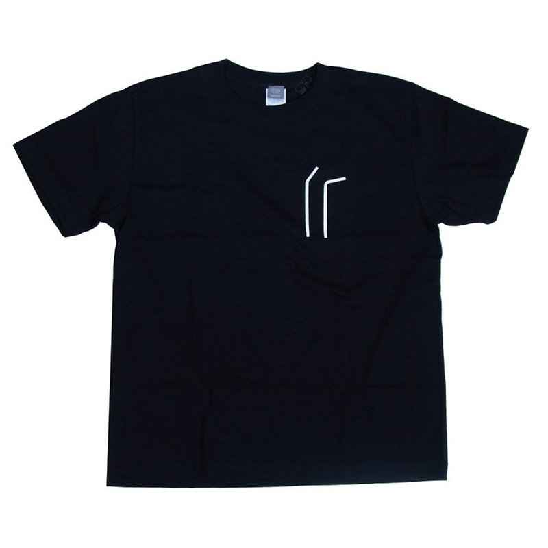 Straw T-shirt Unisex S ~ XXXL Ladies S ~ L Kids 90cm-160cm Tcollector - เสื้อยืดผู้หญิง - ผ้าฝ้าย/ผ้าลินิน สีดำ
