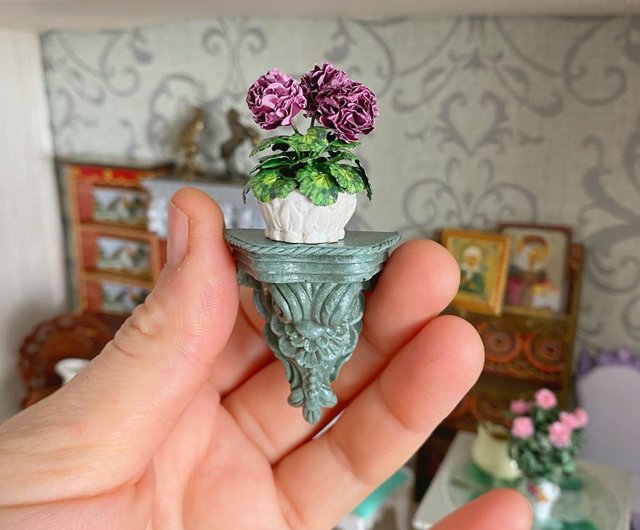 鉢植えのガーデニア。人形のミニチュア。 1:12。 - ショップ