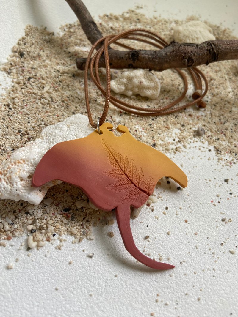 山海 蠟繩項鍊 - 項鍊 - 其他材質 