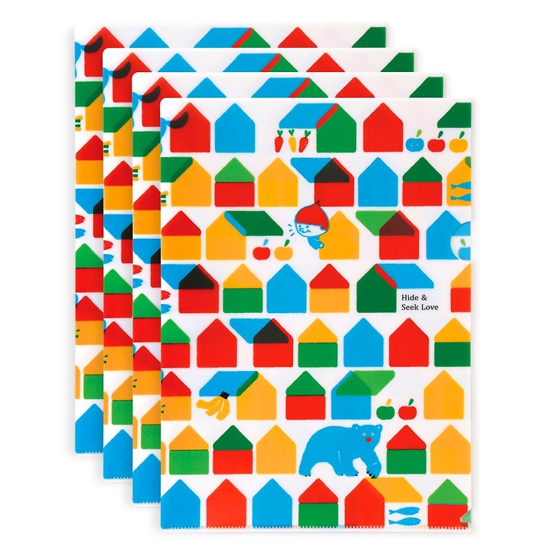 I found you~ A4 thick folder - Folders & Binders - Plastic Multicolor