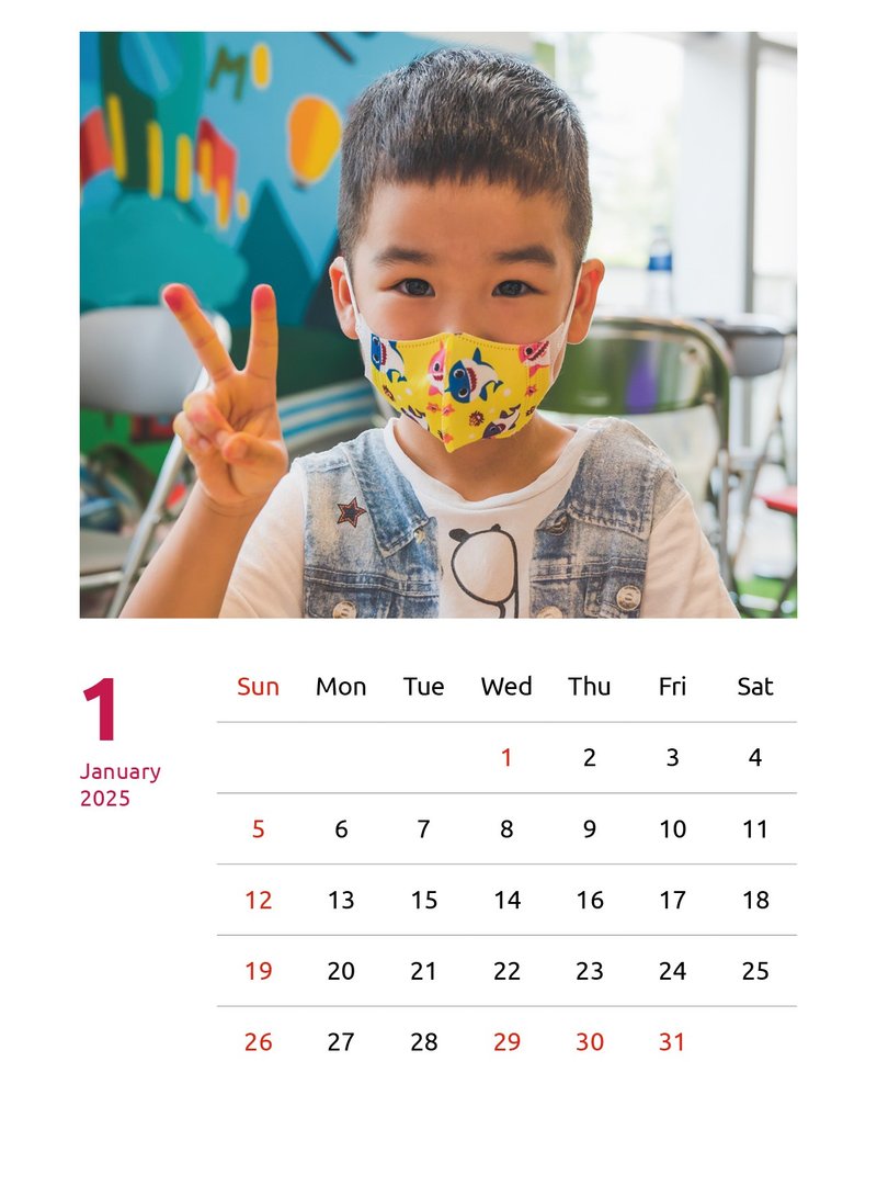 2025 台灣假期月曆卡【數位版】預購 - 電子喜帖/賀卡/邀請函 - 其他材質 