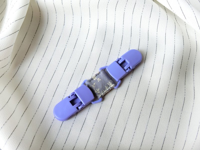 Purple Taro-Double Handkerchief Holder - Bibs - Cotton & Hemp Purple