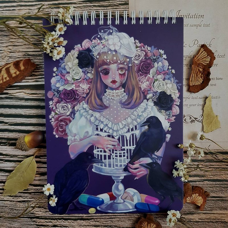 【Hard Cover Notebook】Ripped - Notebooks & Journals - Paper Purple