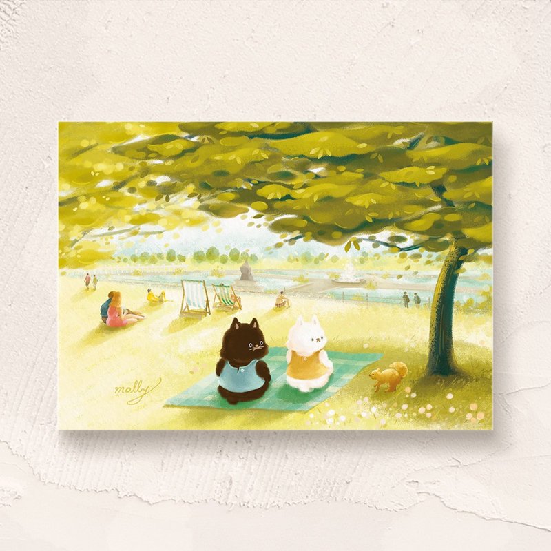 postcard-倫敦海德公園 - 卡片/明信片 - 紙 多色
