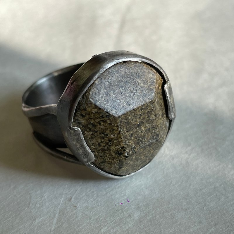 Ring - No.23 - Brown Sand - แหวนทั่วไป - เงิน สีเงิน