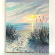ビッグウェーブ油絵 海景アート 海の波の絵 風景画 - ショップ
