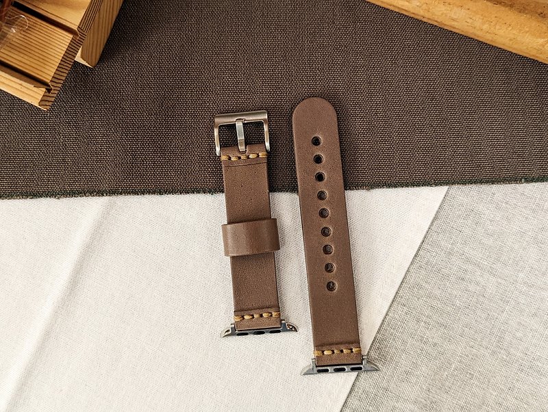 Leather strap/apple watch strap - สายนาฬิกา - หนังแท้ 