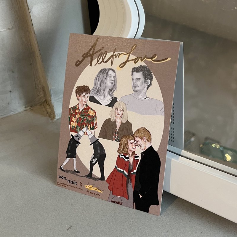 All for LOVE | Movie postcards, heartfelt card illustrations - Cards & Postcards - Paper 