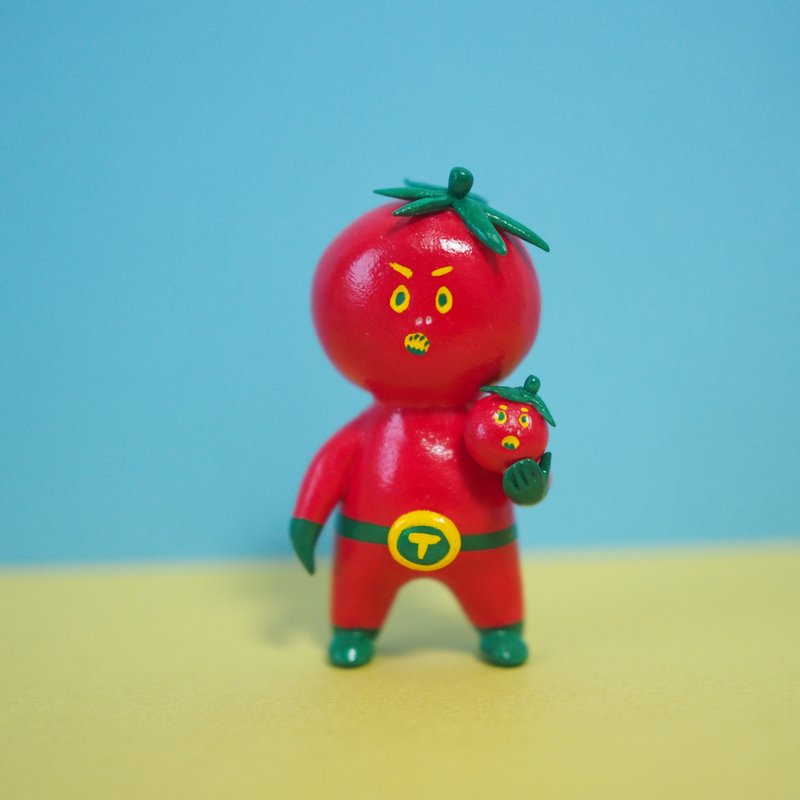 Mr. Tomate - 公仔/玩偶 - 黏土 紅色