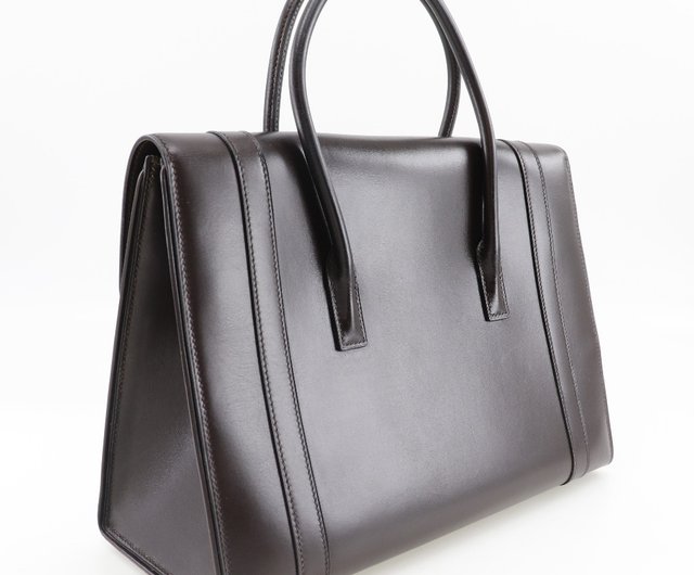 HERMES エルメス ドラッグ30 ハンドバッグ ボックスカーフ BOXカーフ 日本直送】エルメス HERMES ドラッグ30 ハンドバッグ ボックスカーフ