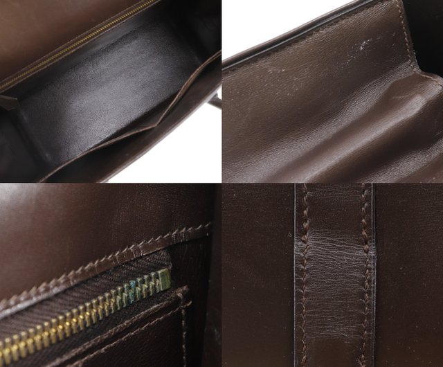 日本直送】エルメス HERMES ドラッグ30 ハンドバッグ ボックスカーフ