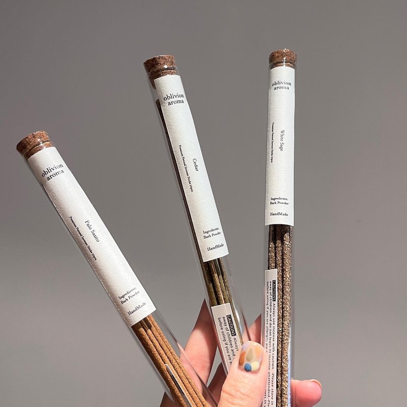 新年冥想淨化能量套裝 聖木、鼠尾草、雪松 - 香氛/精油/擴香 - 其他材質 