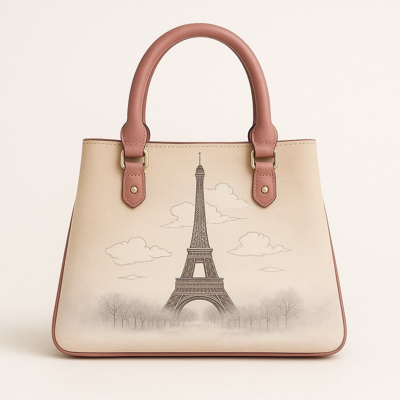 Lumi 柔霧托特包 - 手袋/手提包 - 其他材質 粉紅色