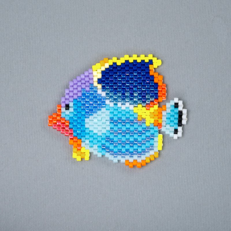 Reef Fish brick stitch PDF pattern for miyuki delica 11/0 seed beads #22 - 其他數位商品 - 其他材質 