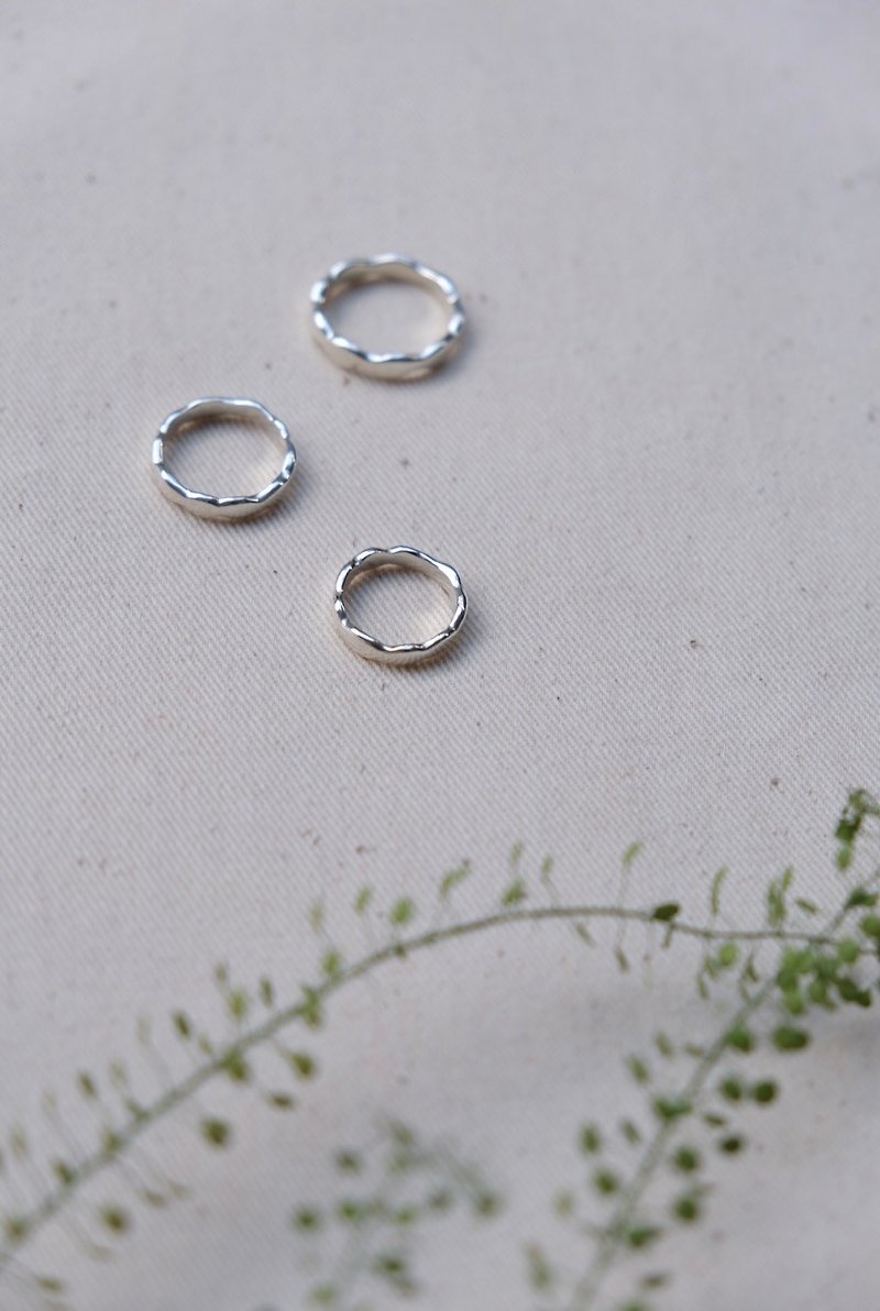 flower bread tail ring - General Rings - Sterling Silver Silver