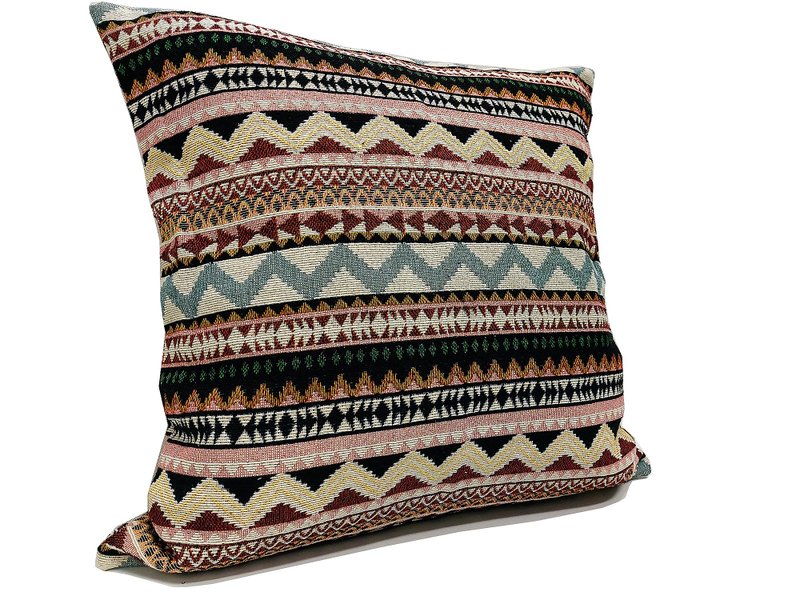 Woven Cotton Pillow cases Handmade Decorative Pillow Covers Tribal pillow - Pillows & Cushions - Cotton & Hemp Multicolor